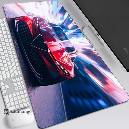 Mousepad auto rojo