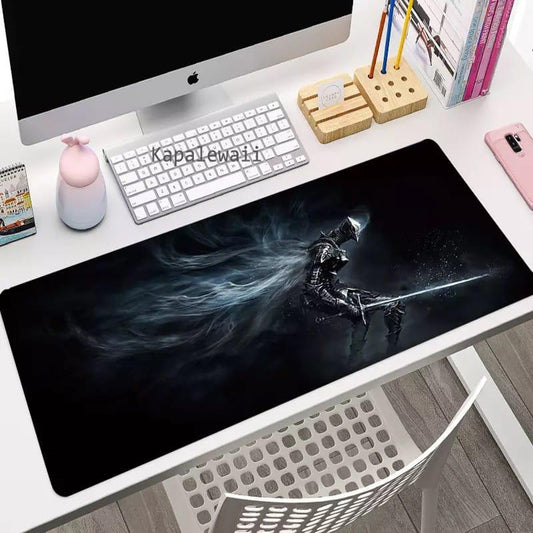 Mousepad diseño caballero blanco