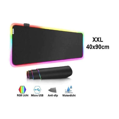 Mousepad RGB negro 90x40cm